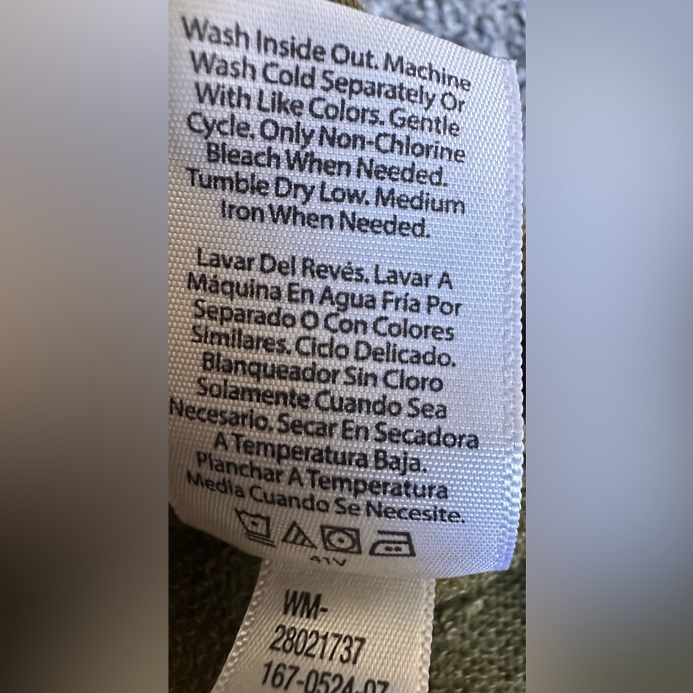 Olive Green Long Sleeve Top | S | Like New - Picture 14 of 15